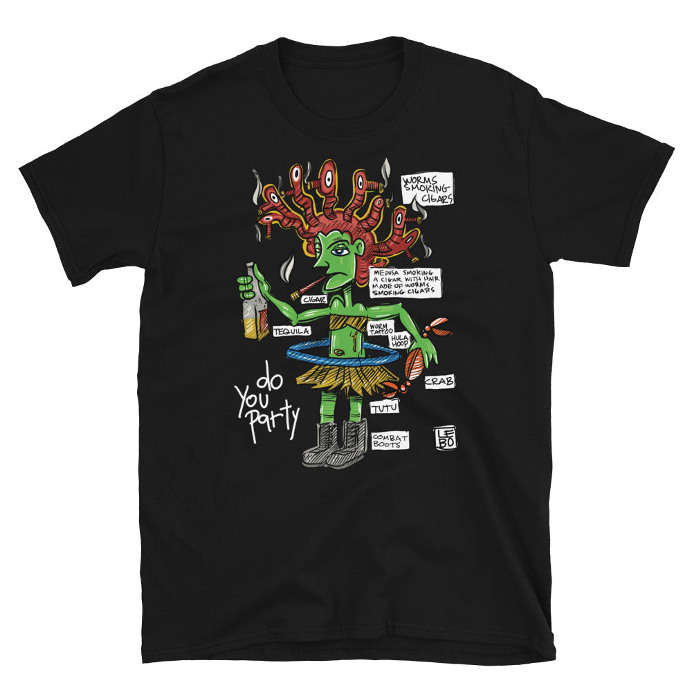 Treasures and Pleasures - Medusa – Lebo Short-Sleeve Unisex T-Shirt